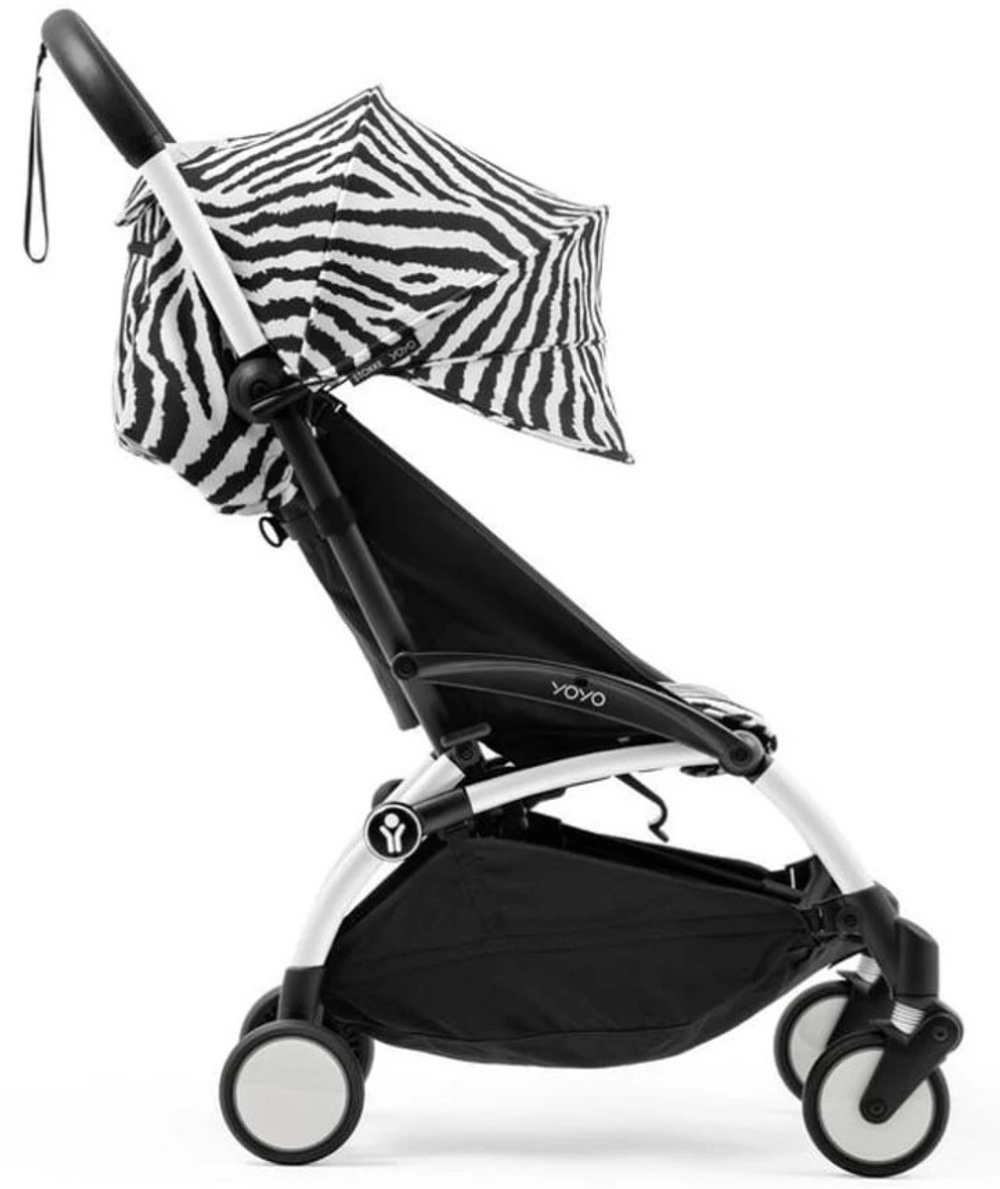 Коляска прогулочная Stokke YOYO3 рама белая White Zebra