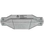 JETAPRO Полумаска Mircon Flex противоаэрозольная с клап., с уголь. слоем, трехпанель., FFP2