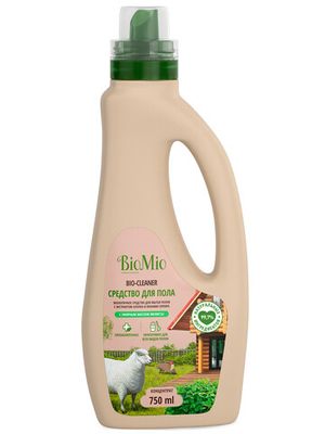 BioMio. BIO-FLOOR CLEANER Экологичное средство для мытья полов. Мелисса. Концентрат. 750 мл