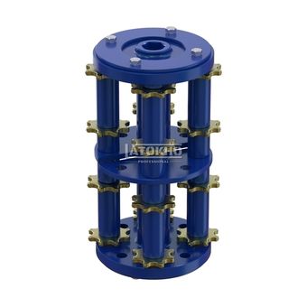 LATOKHO DSCN 350 8/100 (Россия) Фрезеровальный барабан (фреза) с восьмигранными ножами для нанесения насечек 8 мм с шагом 100 мм