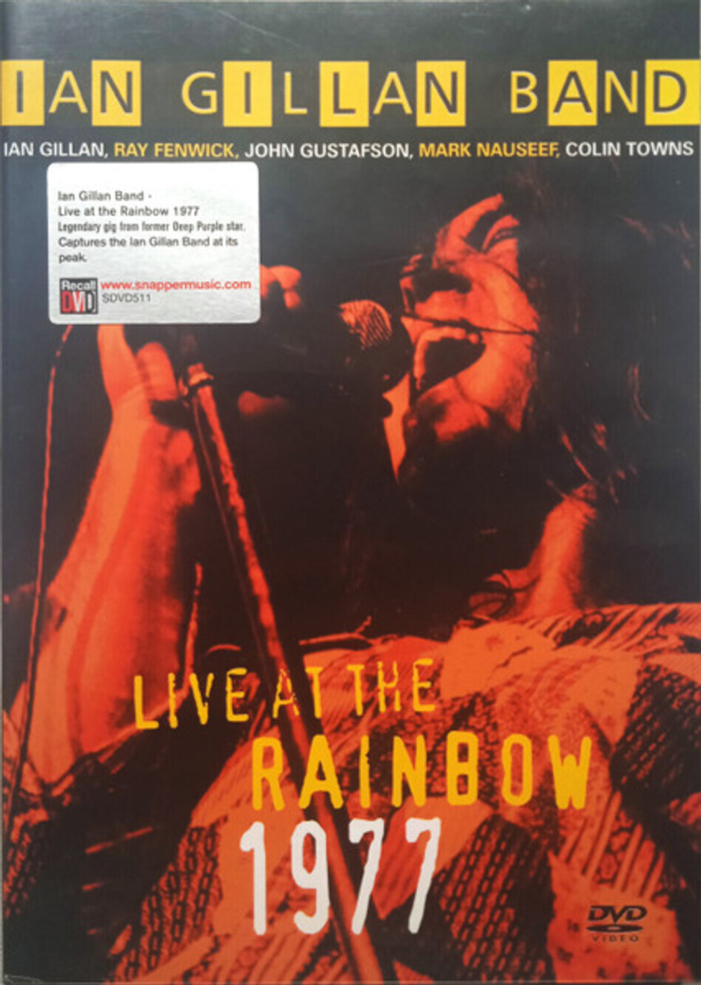 Ian Gillan Band / Live At The Rainbow 1977 (DVD)