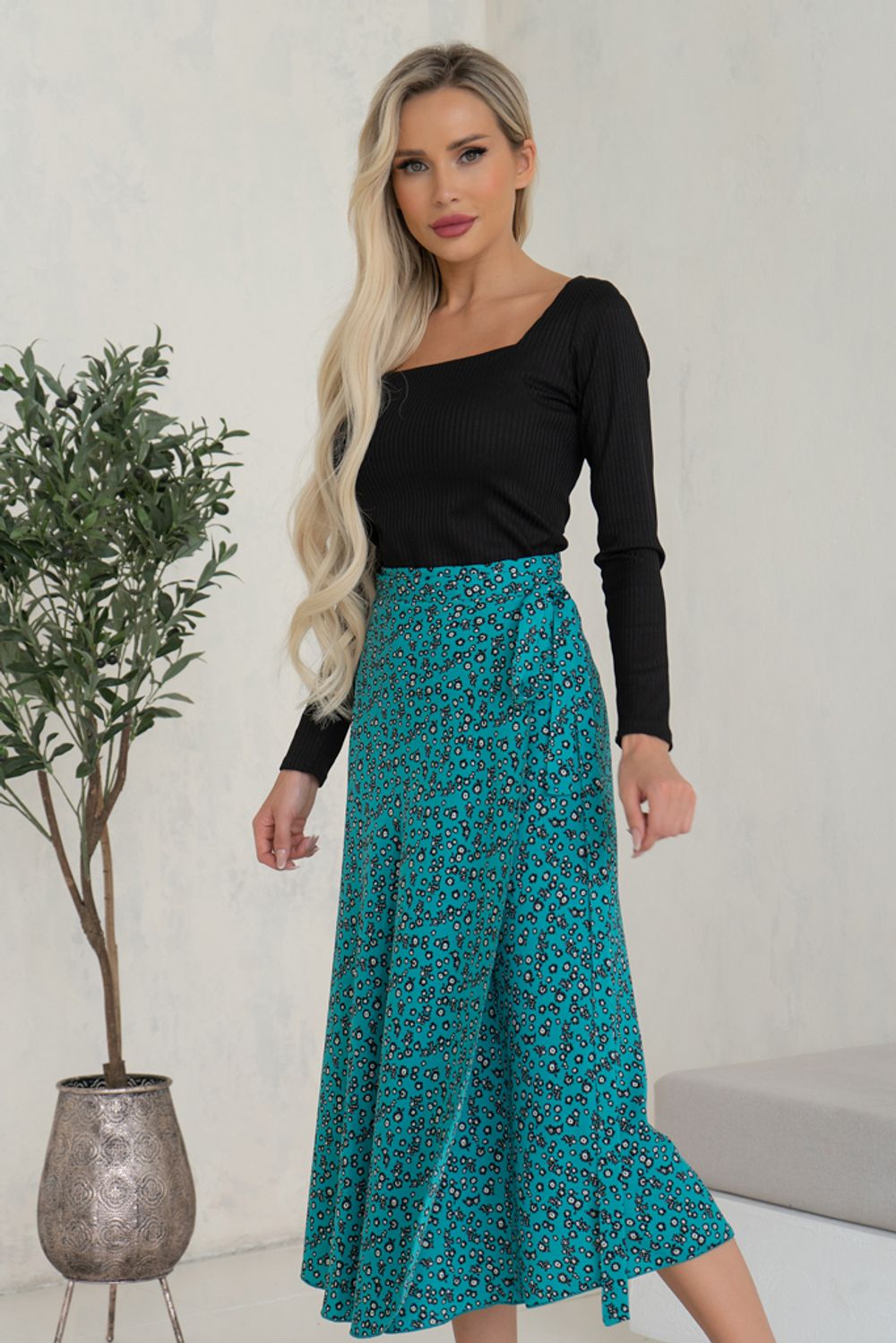 Юбка (изумрудный) Ю11-15/5 Nikol