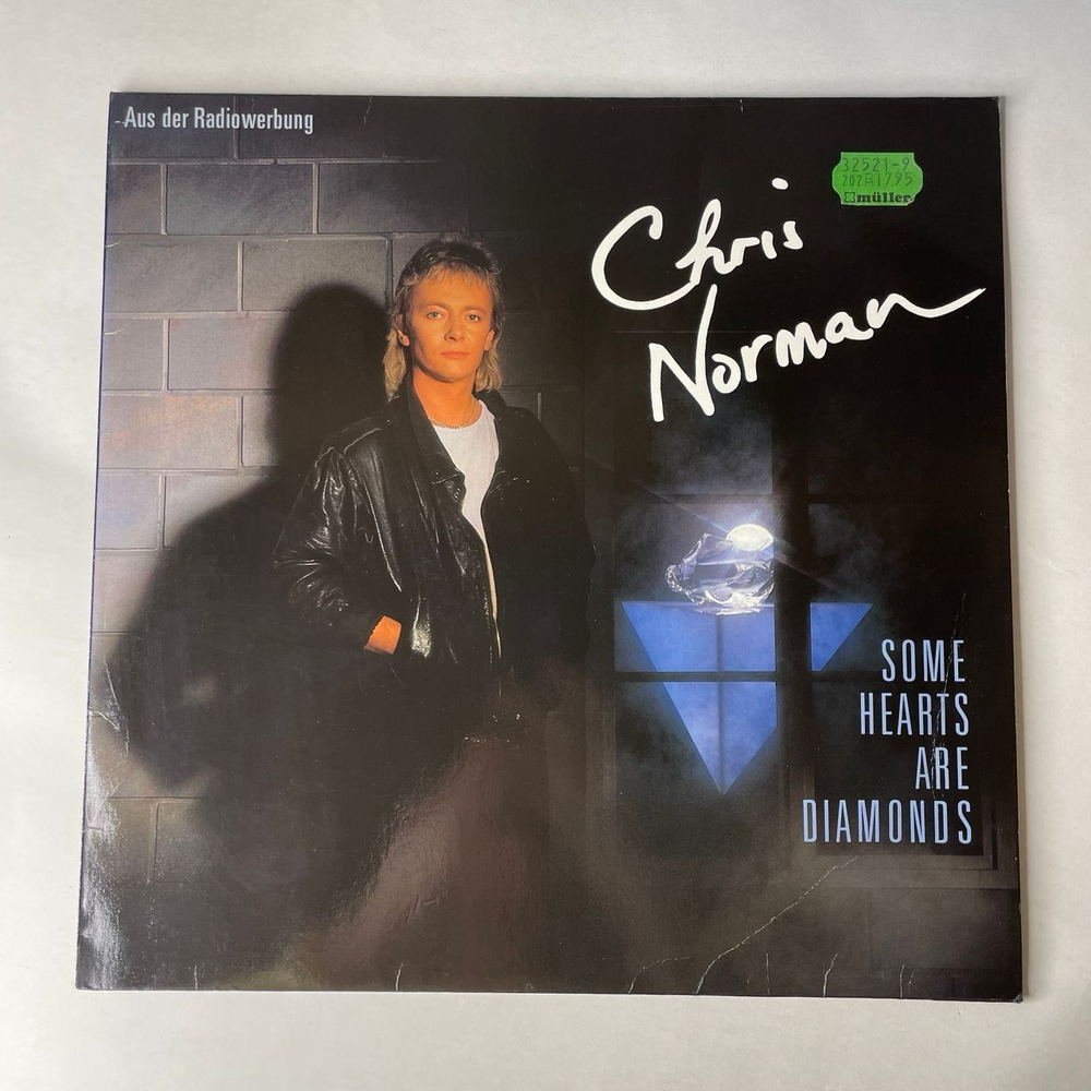 Винтажная виниловая пластинка LP Chris Norman Some Hearts Are Diamonds (Германия 1986)
