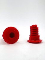 Отбойник капота силиконовый красный ВАЗ 2110-12, Приора, Гранта комплект 2 шт