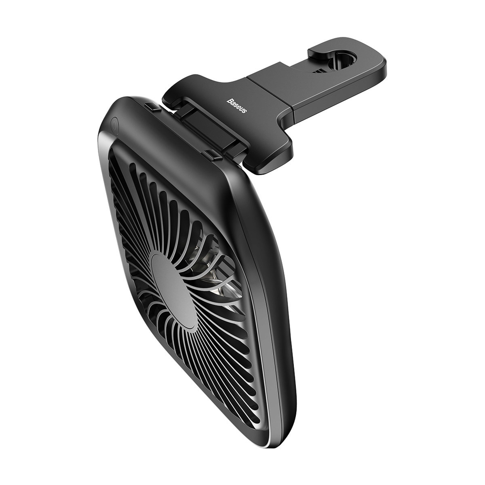 Автомобильный вентилятор Baseus Foldable Vehicle-Mounted Backseat Fan - Black