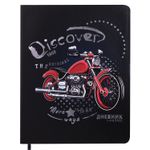 Дневник 1-4 класс 48 л., кожзам (гибкая), печать, фольга, ЮНЛАНДИЯ, "Крутой Байк", 106162