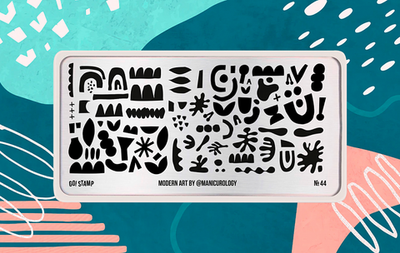 Пластина для стемпинга Go! Stamp 44 Modern Art