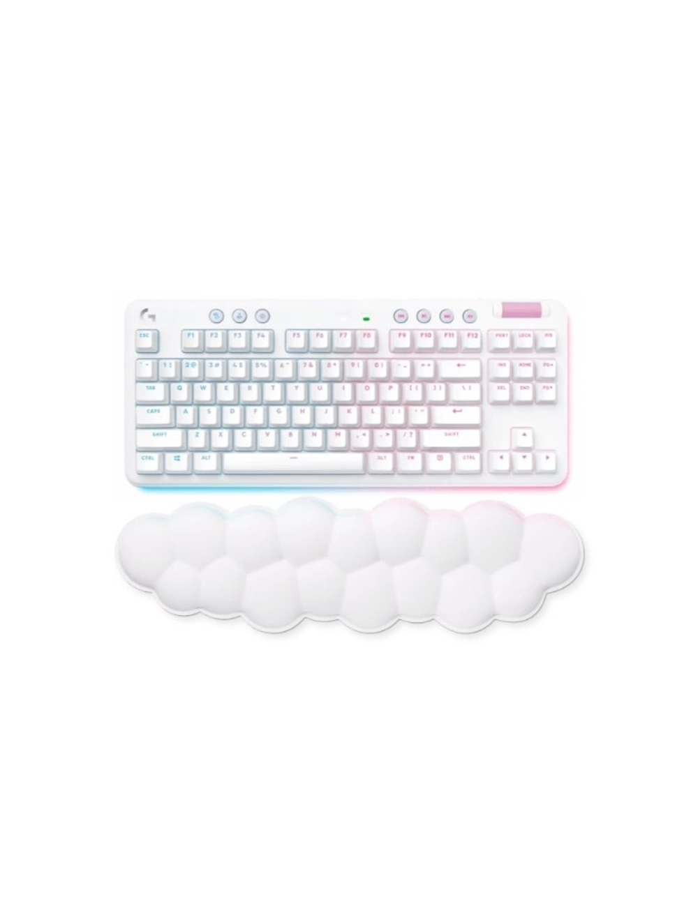 Клавиатура 920-010691 Logitech Клавиатура игровая беспроводная G715 TKL, оригинальная заводская гравировка RU/LAT