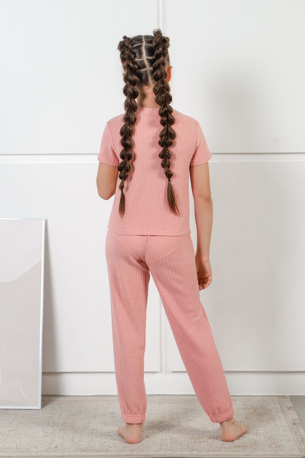 Костюм для девочки Вафелька-2 Виотекс ПЕРСИКОВЫЙ