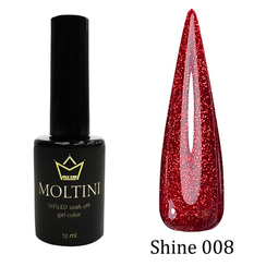 Гель-лак Moltini Shine 008, 12 ml