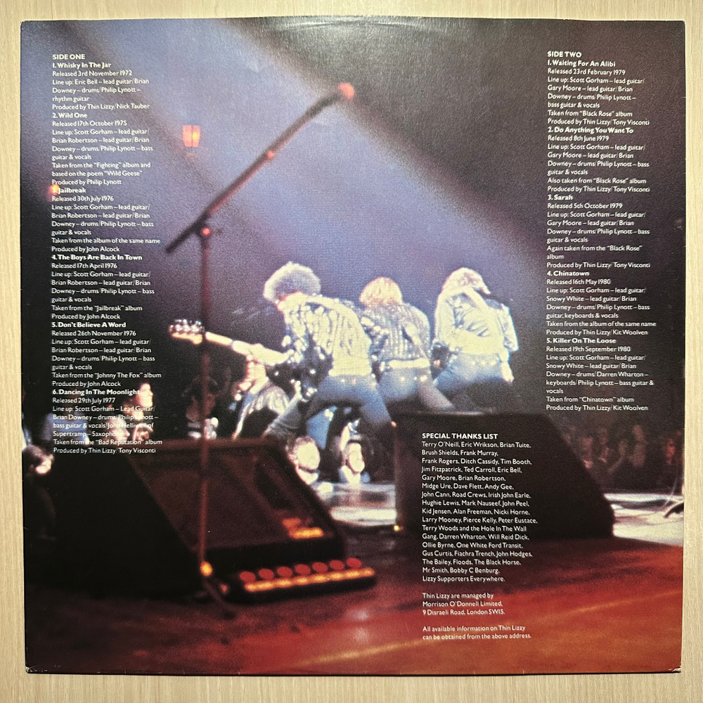 Thin Lizzy - The Adventures Of Thin Lizzy (Англия 1981г.)