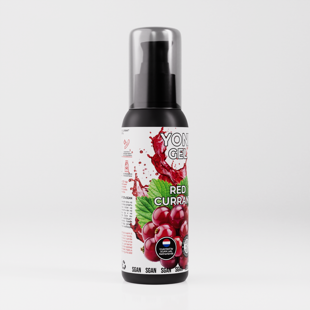 Лубрикант для орального секса SGAN YONI GEL со вкусом красной смородины, 100 мл