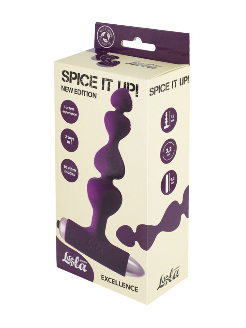 Lola games Spice it up New Edition Excellence Ultraviolet - Анальная пробка с вибрацией
