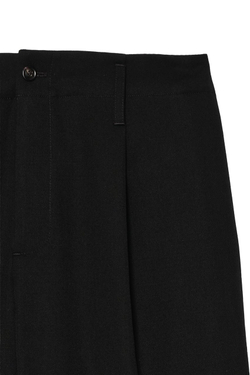 ZARA X BENITO ANTONIO ПРЯМЫЕ КОСТЮМНЫЕ БРЮКИ ИЗ 100% ШЕРСТИ, ЧЕРНЫЙ