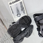 Черные текстильные сандалии Balenciaga премиум класса