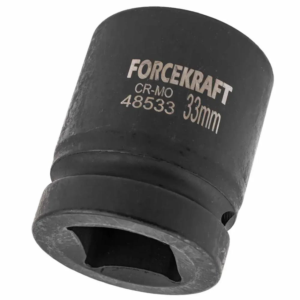 Головка ударная 1'', 33мм (6гр.) FORCEKRAFT FK-48533