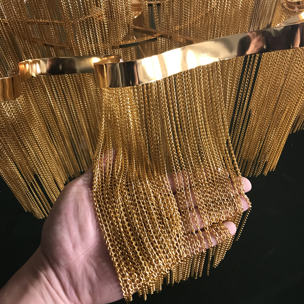 Pendant design lamp Stream by Terzani (Gold)