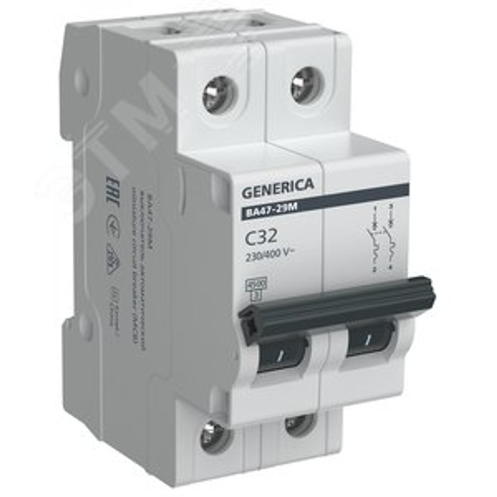 Автомат "GENERICA" 32А 2р
