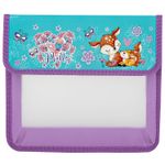 Папка для тетрадей ЮНЛАНДИЯ А5, пластик, 2 отделения, клапан на липучке, "Deer", 270966