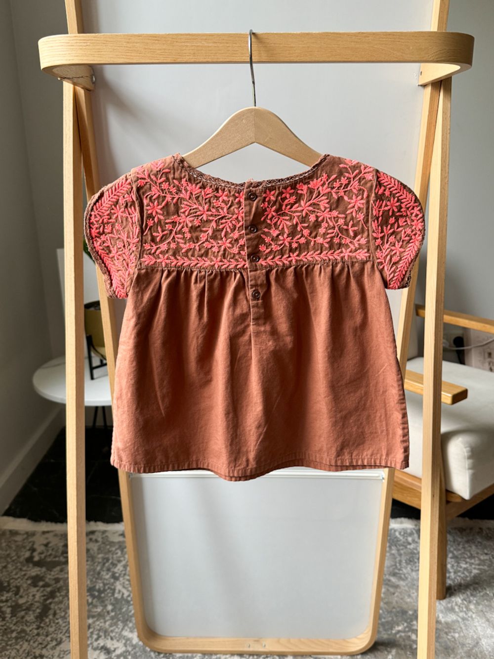 Хлопковая блузка Bonpoint, 104