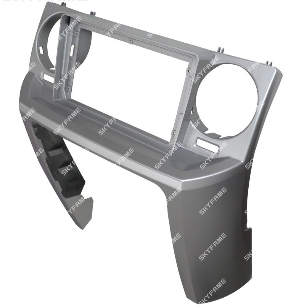 Магнитола для Land Rover Discovery 3 2005-2009 (закругленные углы) - Carmedia SF-9703-2 QLed, Android 12, TS10, CarPlay, 4G SIM-слот