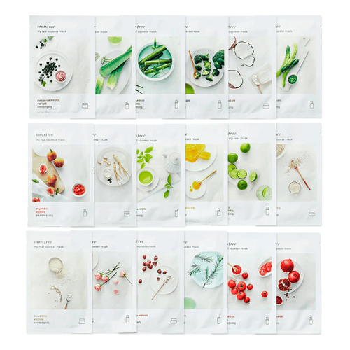 Маска для лица Innisfree My Real Squeeze Mask Coconut тканевая кремовая Кокос 20 мл