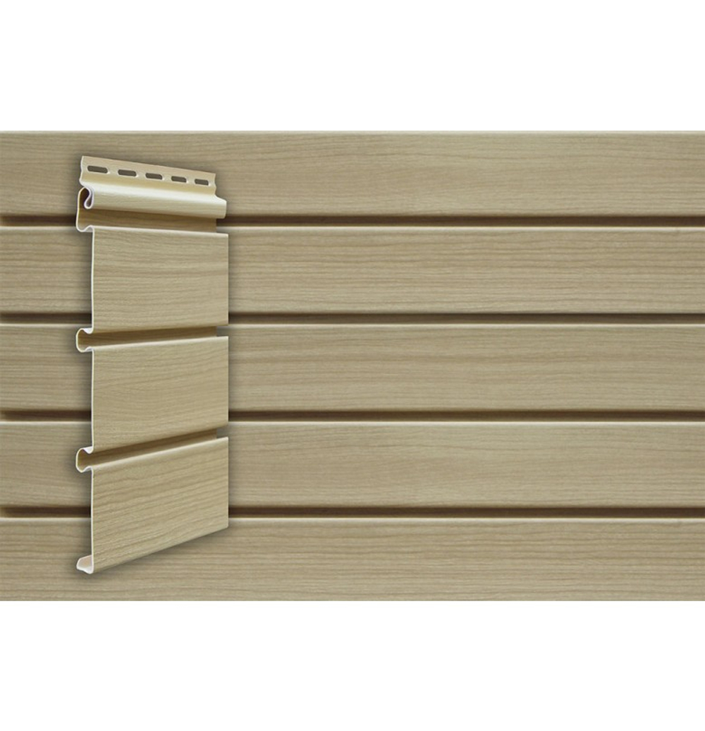 Сайдинг Grand Line Архитектурный Планкен DESIGN Тундра Ясень