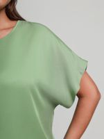 Блузка Летний драйв-4 Виотекс ЗЕЛЁНЫЙ