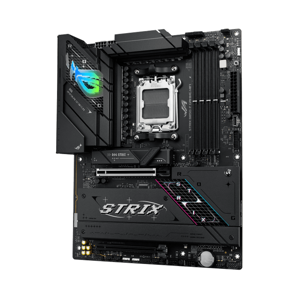 Материнская плата ASUS ROG STRIX B850-F GAMING WIFI AM5 4xDDR5 2xSATA 4xM.2 HDMI DP ATX