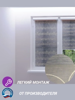 Рулонные шторы День-Ночь 58х160 см