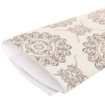 Коврик для сушки посуды 38*50см «Цветочный узор» бежевый