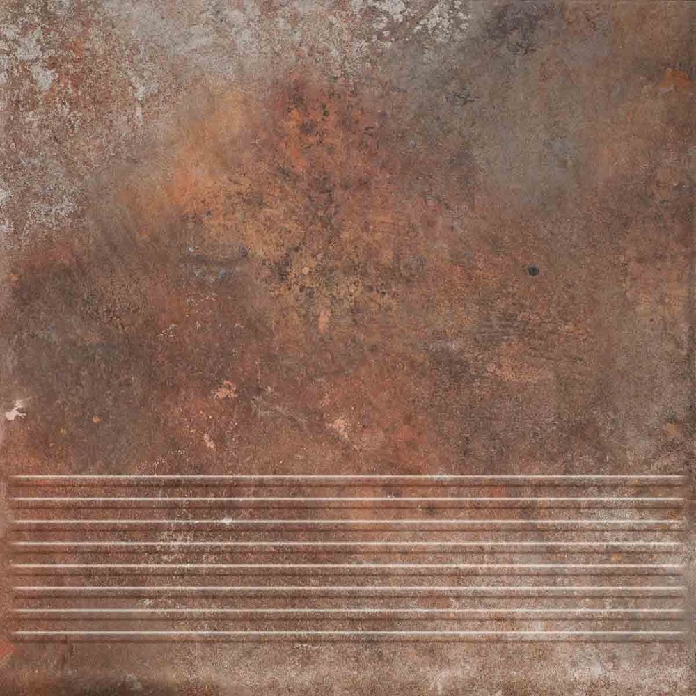 Ceramika Paradyz - Arteon Taupe - Ступень с насечками рядовая 300x300