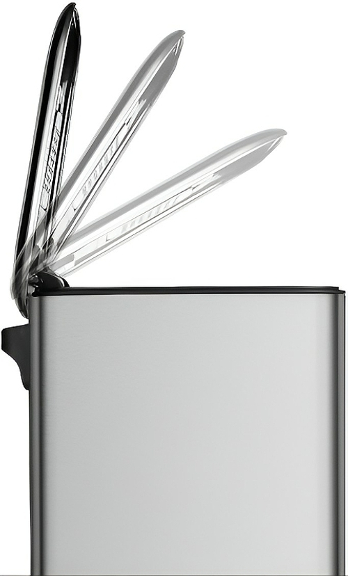 Ведро для мусора WeltWasser WW ME Wally MT 12L 10000006133 Хром матовый