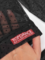 Кроп-топ из сетки для танцев