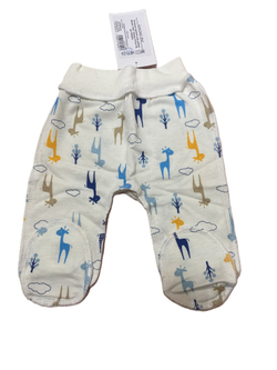 Ползунки пояс рибана швы наружу из футера (100% хлопок с начесом ) на рост 56 см