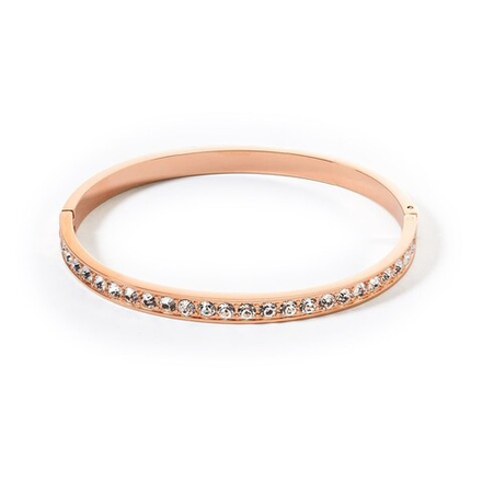 Браслет Coeur de Lion Crystal-Rose gold 19 см 0131/37-1822
