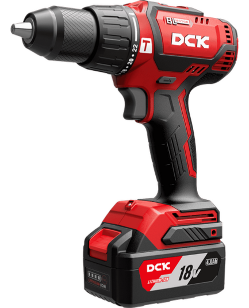 Дрель-шуруповерт аккумуляторная ударная DCK KDJZ05-13
