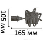 Наконечники кованые Шато Гоген d20 мм (цвета белое золото, белое серебро, ваниль/золото, ваниль/медь, фисташковый/золото, коричневый/серебро, коричневый/медь, черный/золото/патина, черный/зеленый/золото, черный/золото, черный/зеленый, черный)