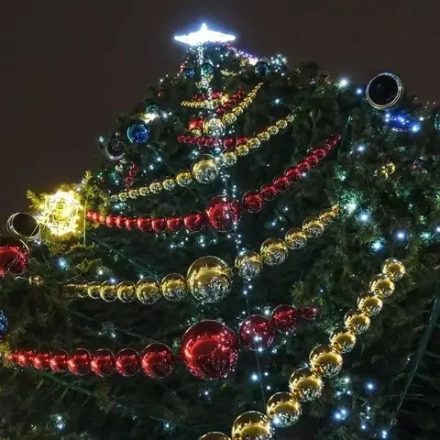 Большие Бусы из шаров разного диаметра