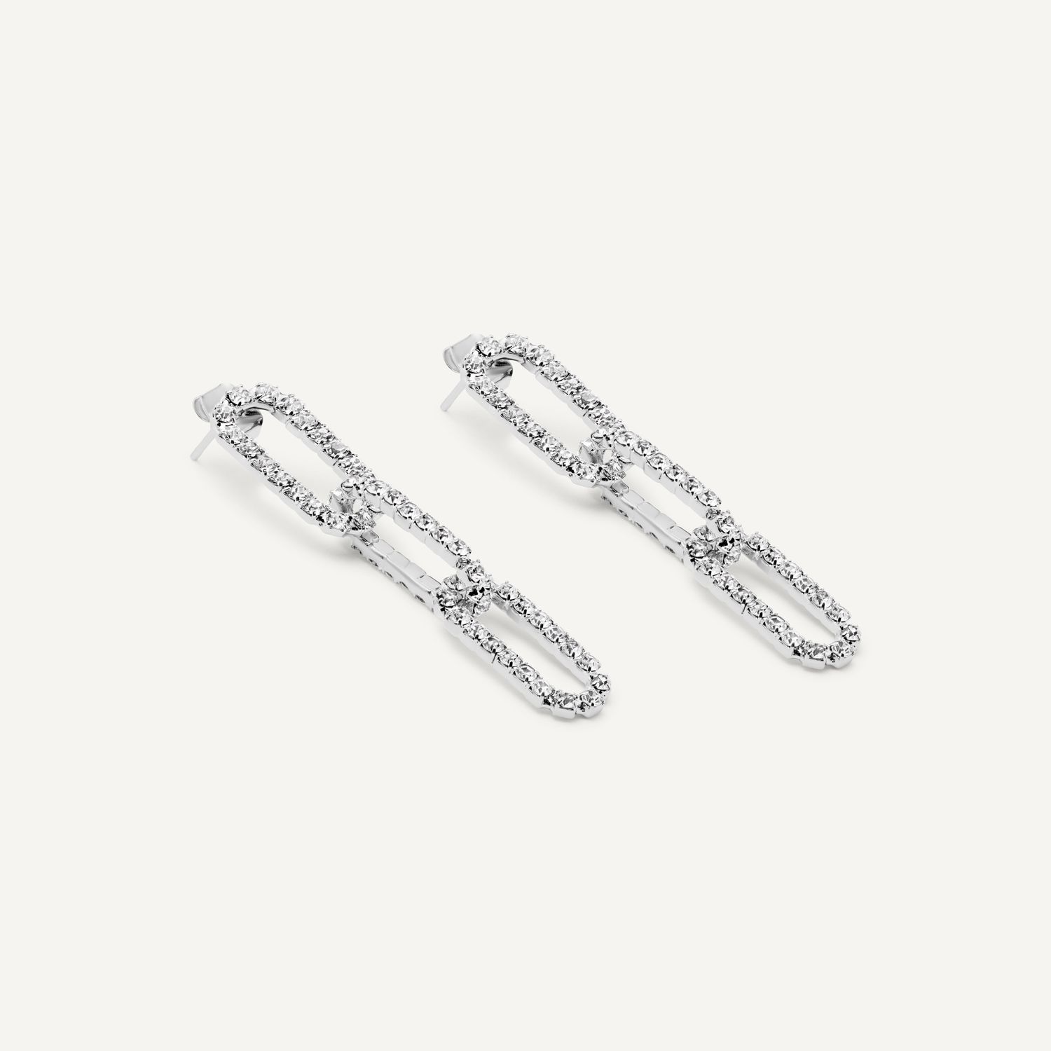 Серьги Chain Link Earrings – Silver