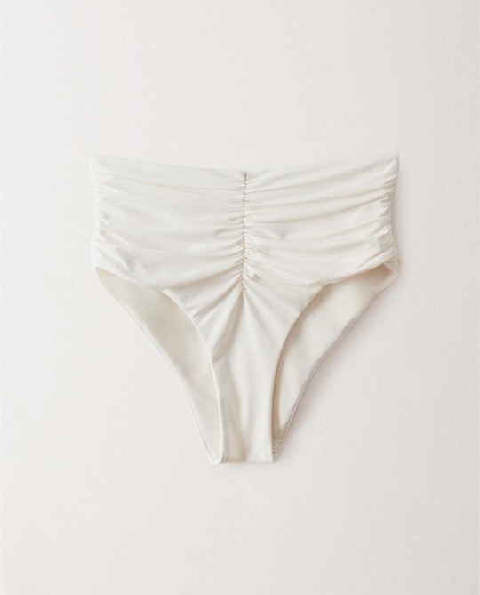 ZARA HOME ПЛАВКИ-БИКИНИ С ОБОРКАМИ, ЭКРЮ