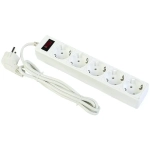 Сетевой фильтр SmartBuy One 5гнёзд 1.8м 2200Вт белый (45)