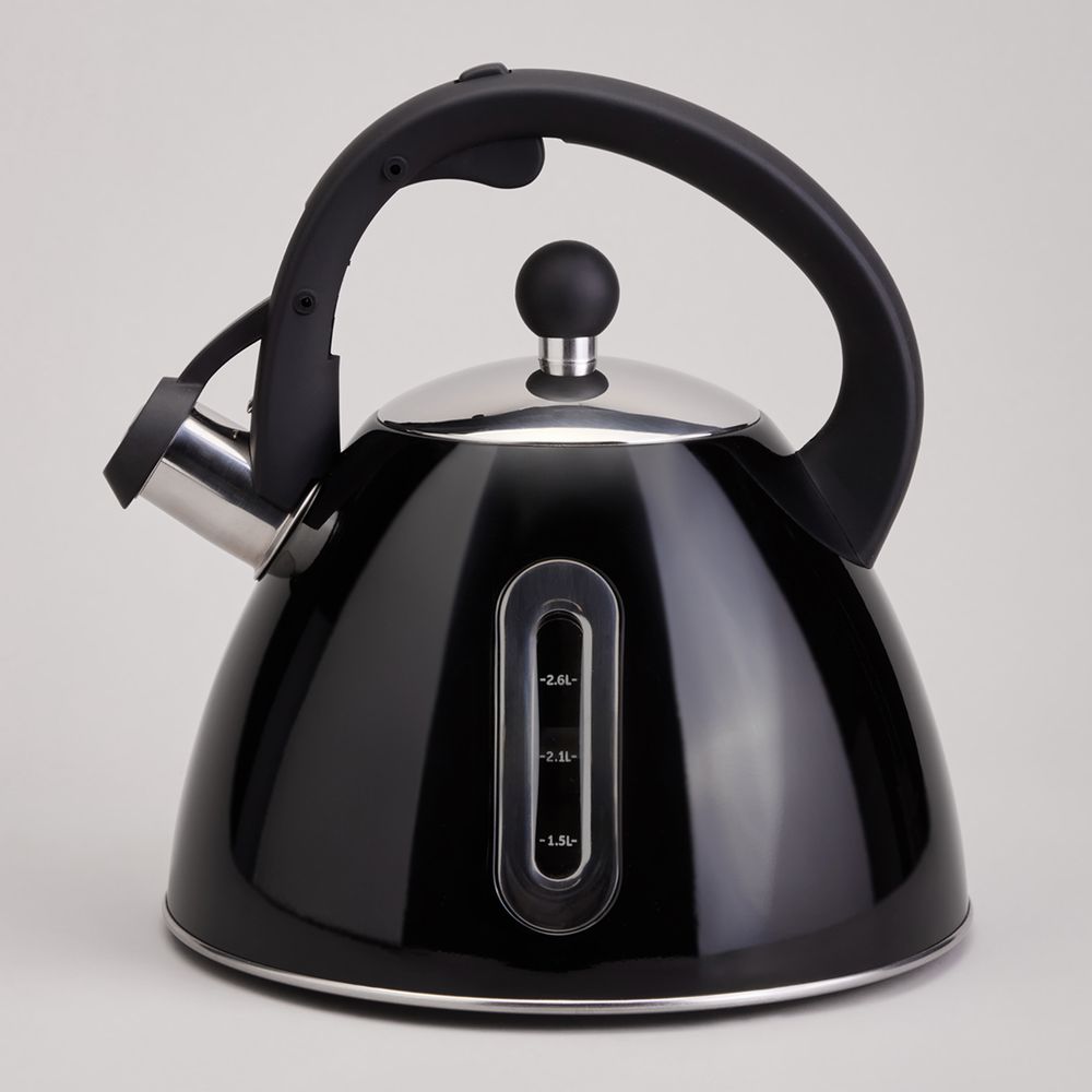 ЧАЙНИК СО СВИСТКОМ И МЕРНОЙ ШКАЛОЙ, 3,2Л