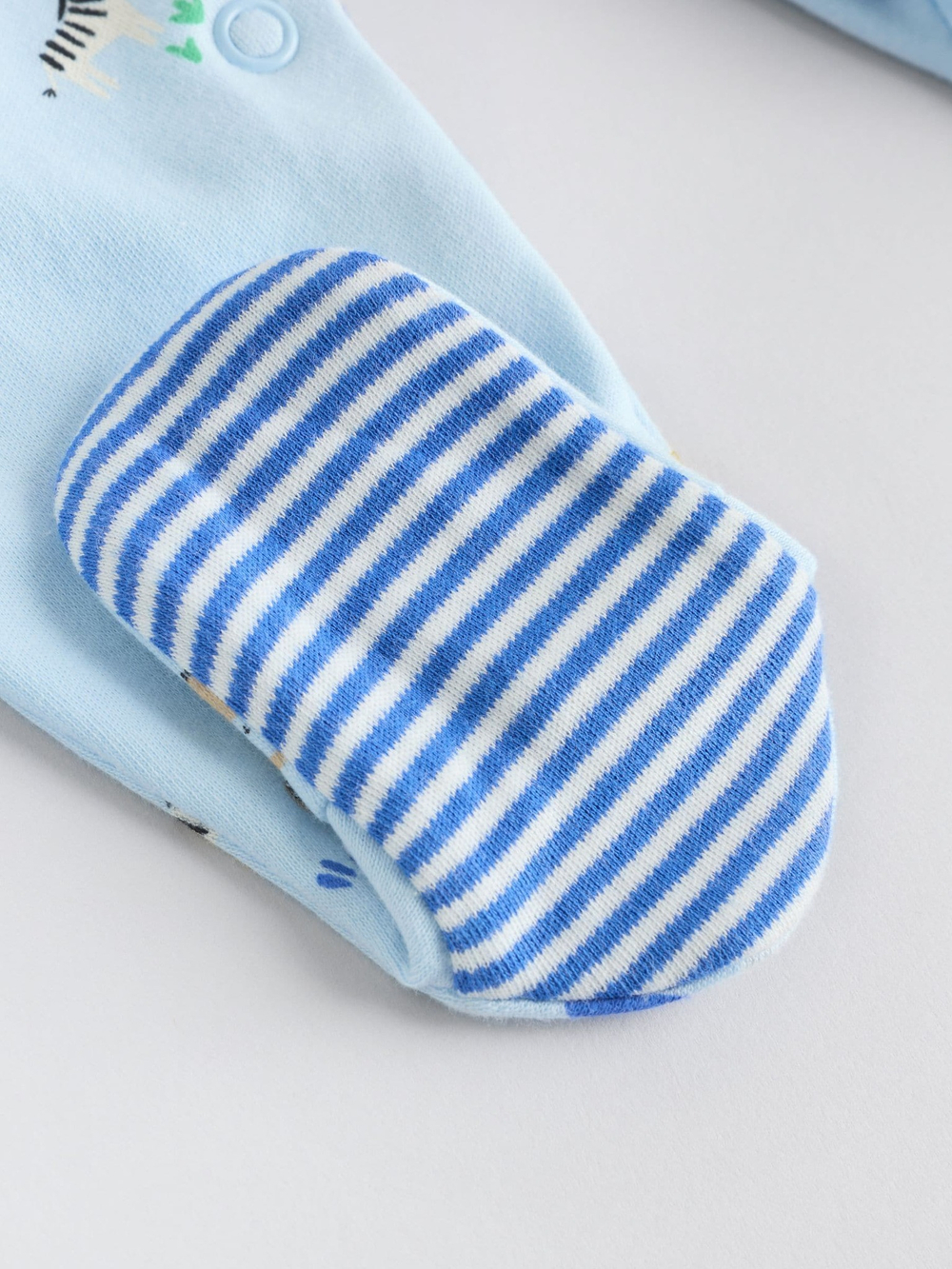 Комбинезон / Cлип для малышей Next E19-562, 3 шт., Белый, Синий, Голубой