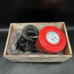 Таль цепная , Лебедка 2 тонны длина цепи 3 метра/ Лебедка механическая подвесная c фиксацией цепи