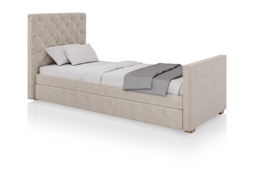 Кровать подростковая Elit soft (бежевый)