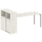 Метал Систем Куатро Стол письменный с шкафом-купе на П-образном м/к 50БП.РС-СШК-3.5 Т