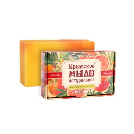 Крымское мыло натуральное "Грейпфрут"