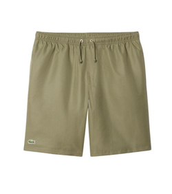 Теннисные шорты Lacoste Lightweight Diamond Taffeta Sport - khaki green