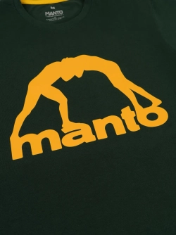 Футболка MANTO VIBE 25 Сосновый зеленый-желтый